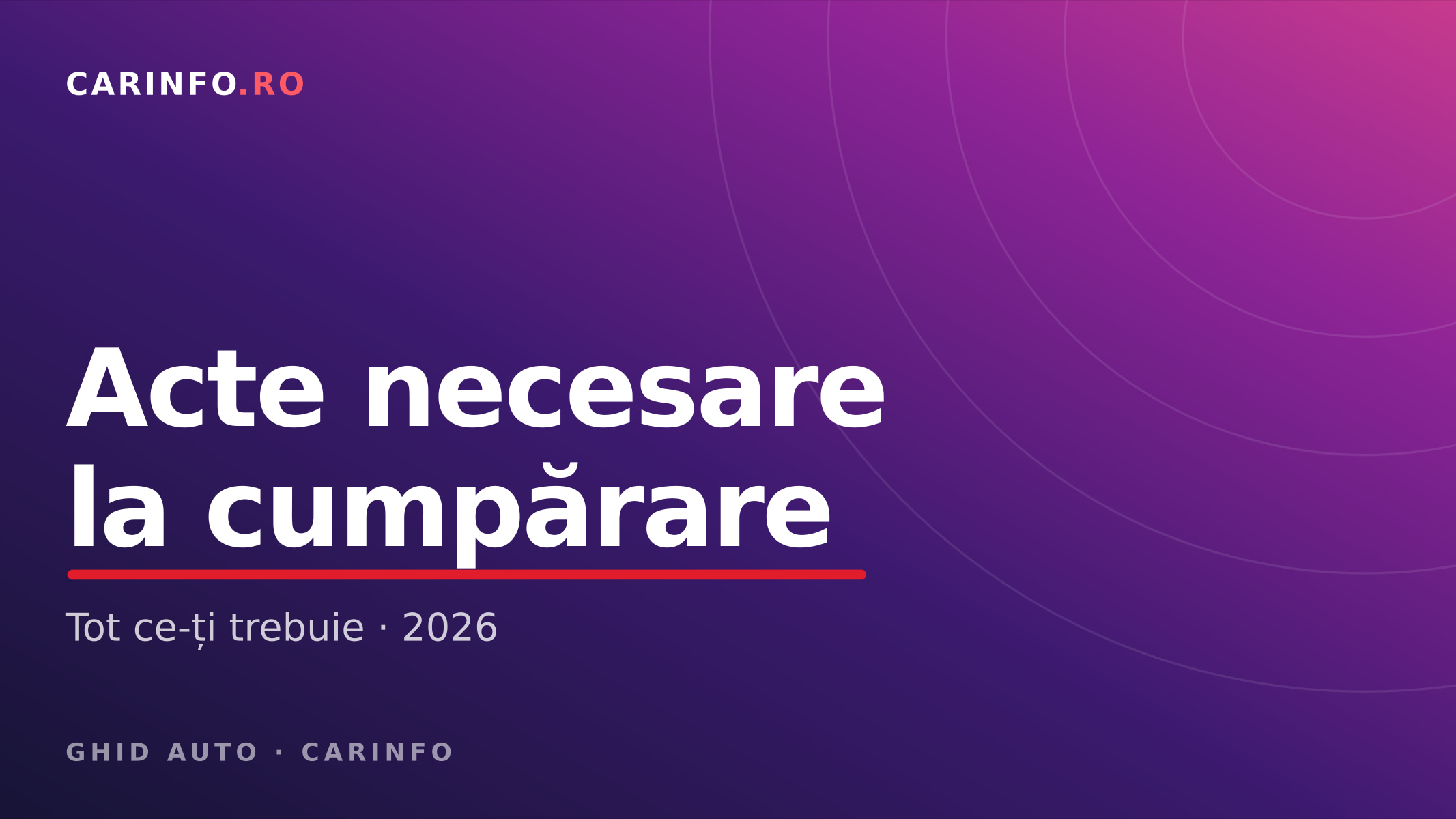 Documents Needed to Buy a Used Car in Romania 2026