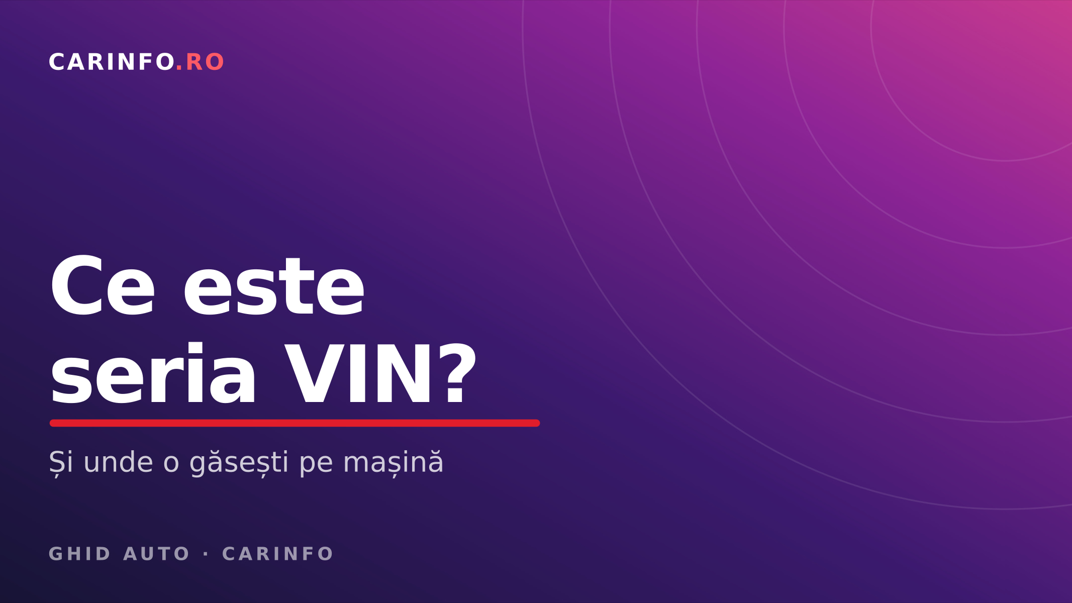 What the VIN is and where to find it